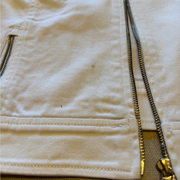 Vintage Ralph Lauren White Denim Bomber Jacket - Picture 5 of 13